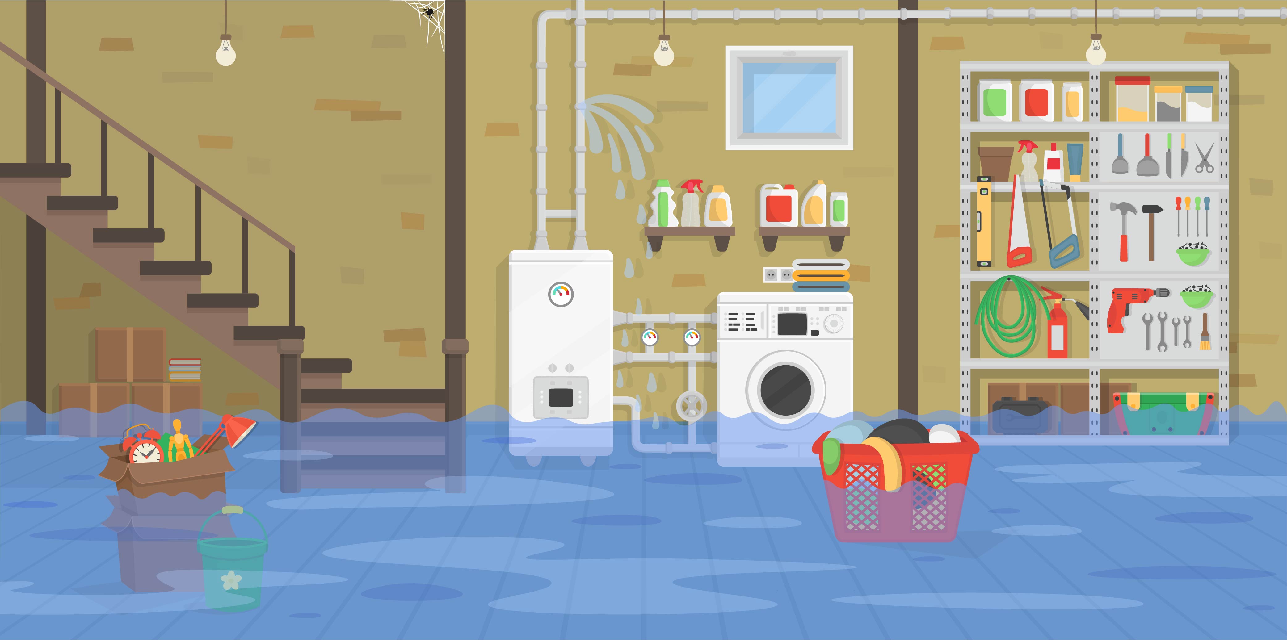 Basement flood cleanup services in Colorado Springs